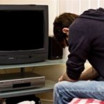 The TV doesn't turn on.