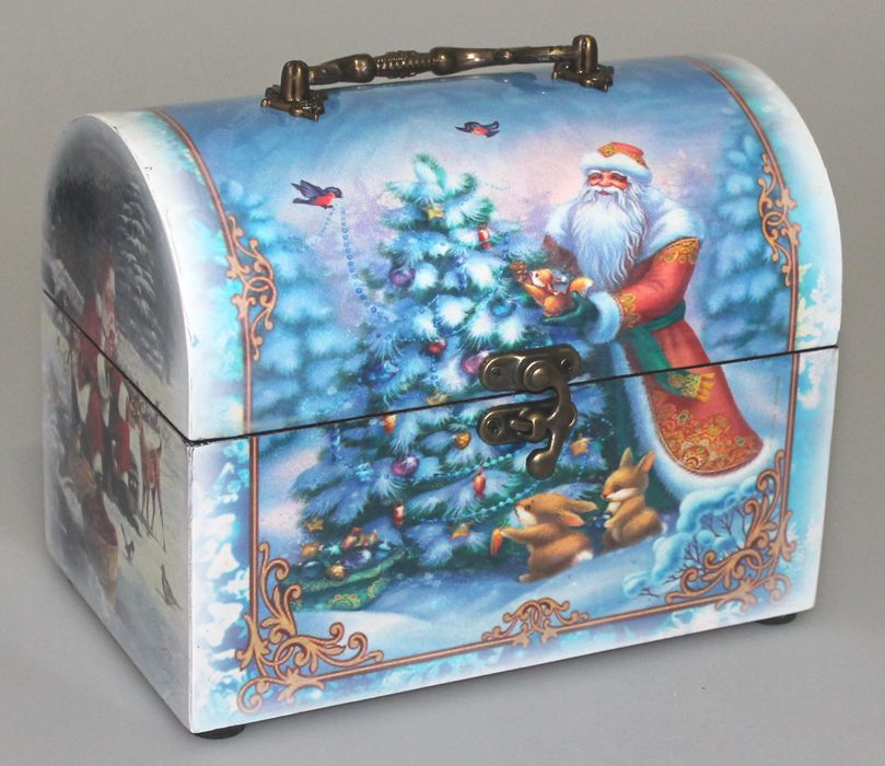 DIY New Year's chest