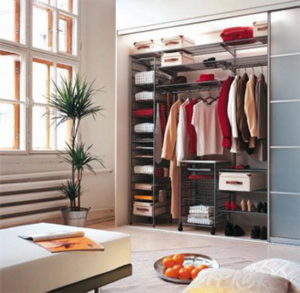 Arranging a dressing room