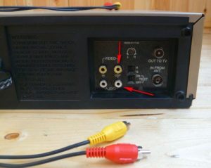 Digitizing videotapes using a TV