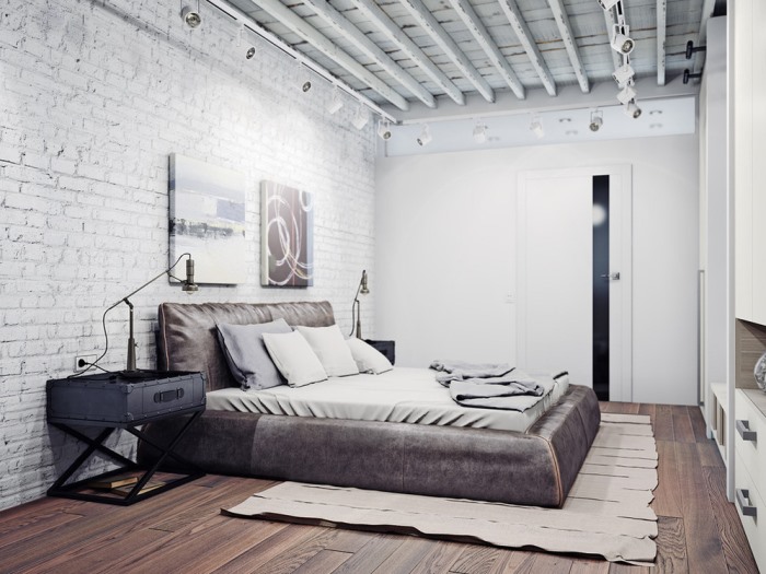 The main attributes of the Scandinavian style in the bedroom interior