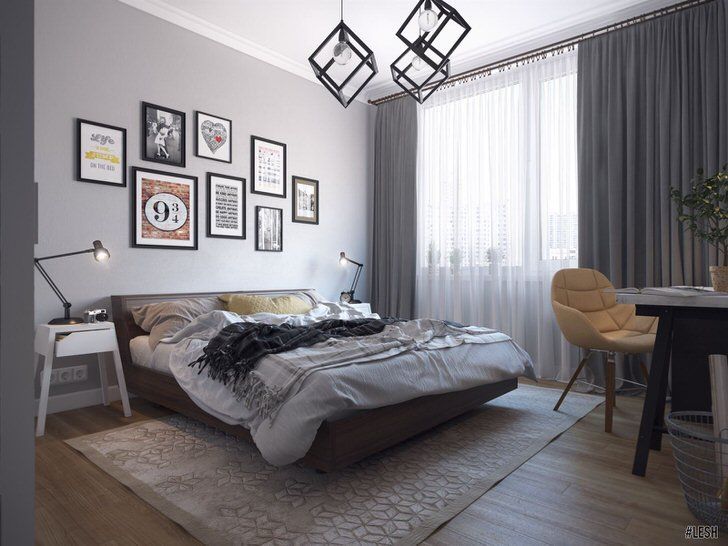 Lighting in the loft interior.