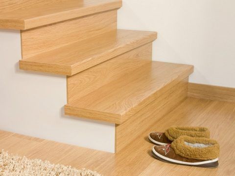 Do-it-yourself laminate staircase finishing