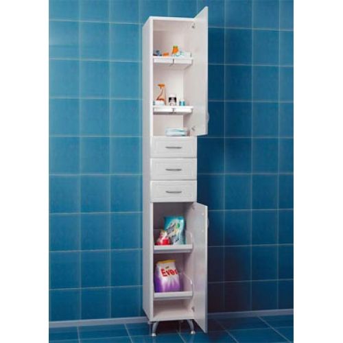 Option for a pencil case in the bathroom.