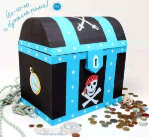 DIY pirate chest