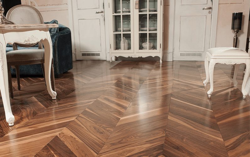 Parquet in the interior.