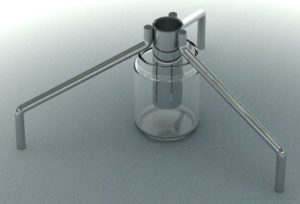 DIY Christmas tree stand with water