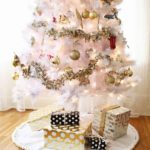 Decoration of the base of the Christmas tree.