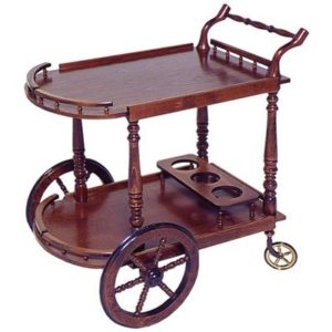 Serving table on wheels 