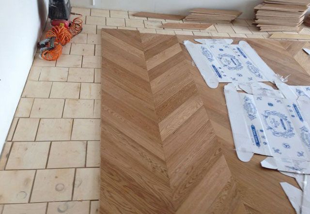 Correct installation of parquet.