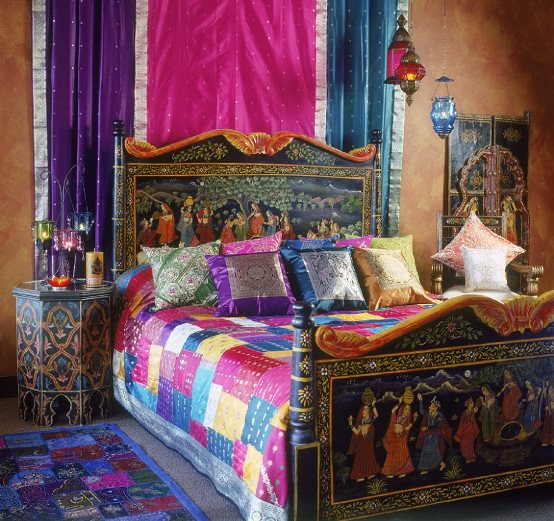 Indian style bedroom