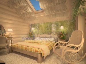 Bedroom in Russian style