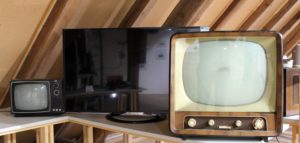 Old and new TV.