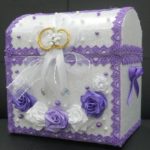 DIY wedding chest for money.