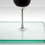 How to drill a mirror.