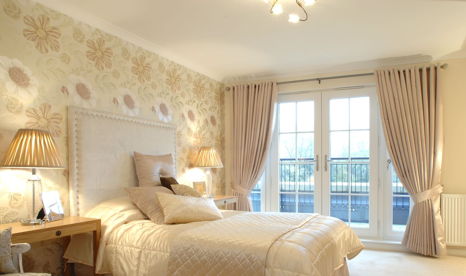 Textiles in the bedroom.