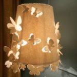 DIY foamiran floor lamp.