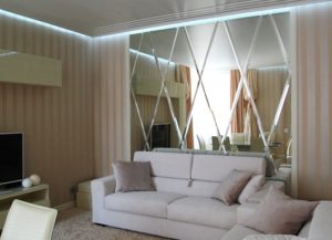 Types of beveled mirrors