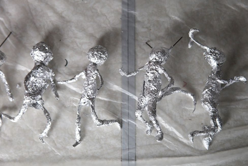 Preparations for the kids.