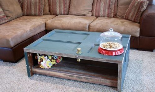 Coffee table from old furniture.