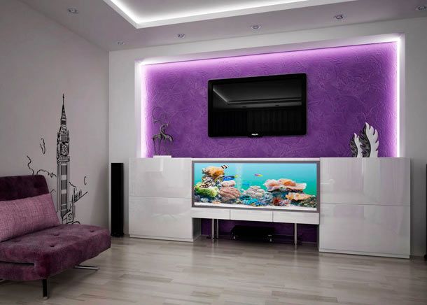 Aquarium and TV