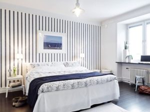 Scandinavian style bedroom design