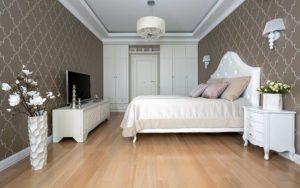 bedroom design with white furniture