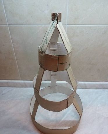 Christmas tree frame