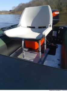 chair in a boat