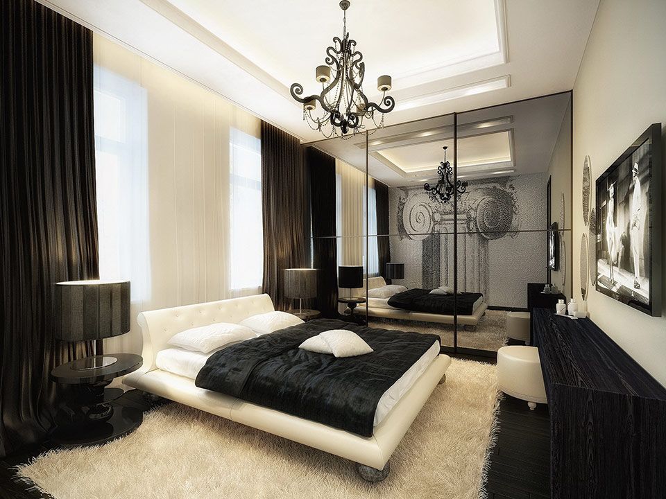 room style black and white