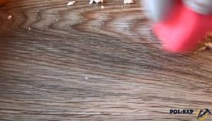 cleaning the coating