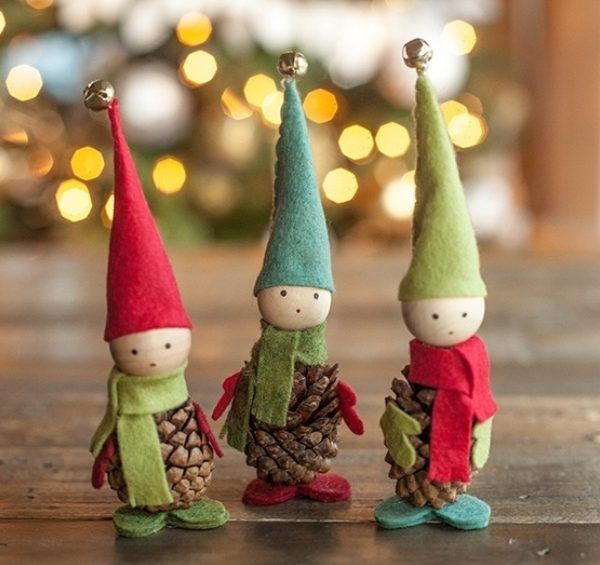 Elf from felt to Christmas tree