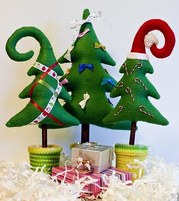 Christmas tree from felt
