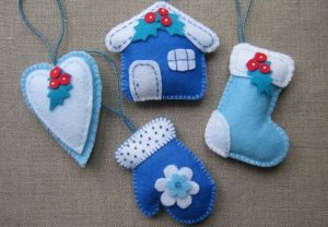 From felt to a Christmas tree