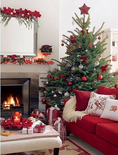 Decorated Christmas tree