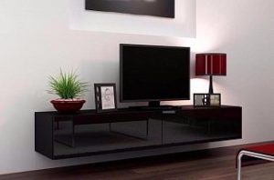 Wall-mounted TV stand