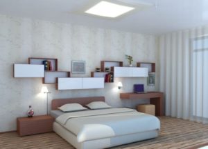 shelves with drawers