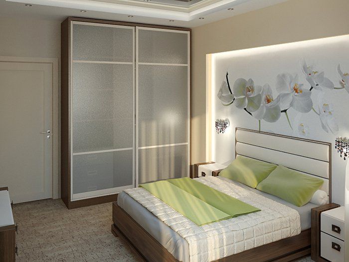 arrangement of furniture in the bedroom