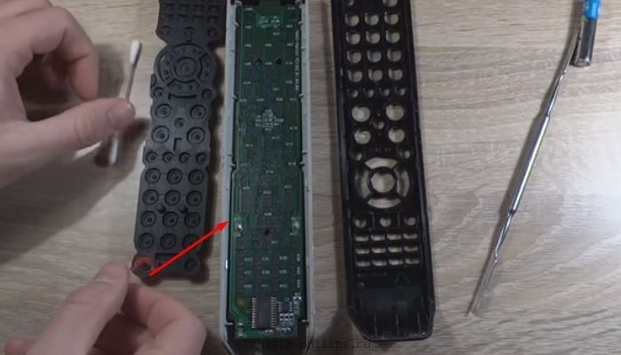 how to put the remote control back together