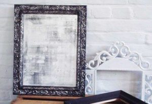how to age a mirror at home