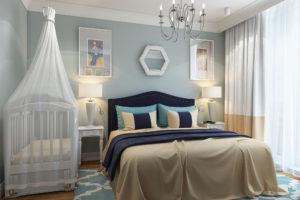 bedroom and children's room