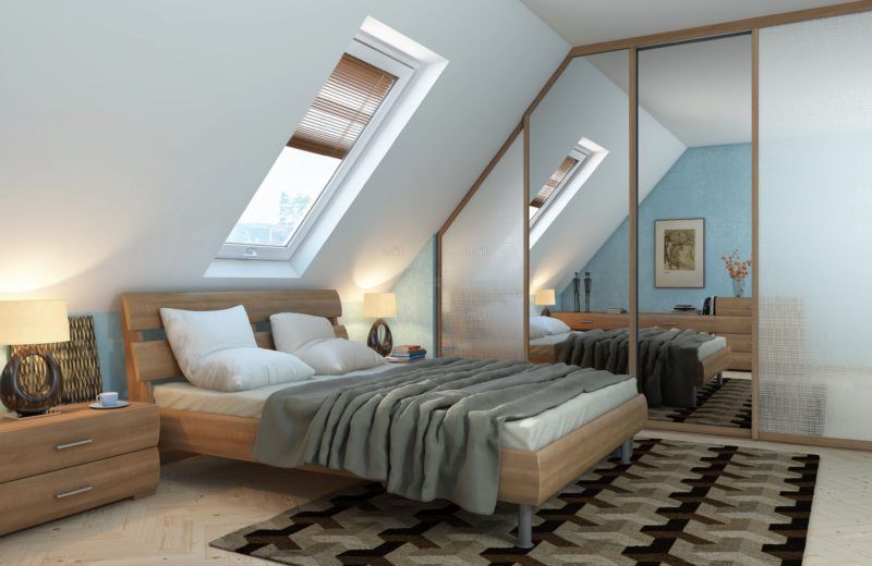 attic bedroom design photo