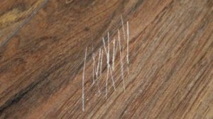 removing scratches from parquet