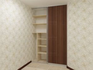 small built-in wardrobe