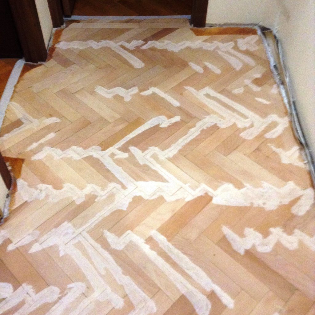 Whitening parquet