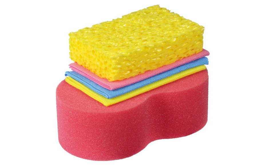 sponges rags