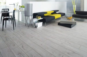 Laminate with bevel photo in the interior