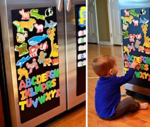 Is it possible to leave magnets on the refrigerator?