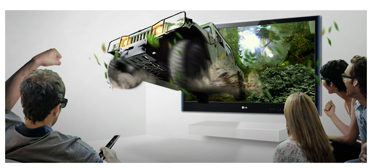 Blu-ray movies on TV from an external drive.