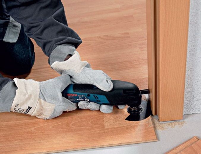 What do doors or laminate do first?